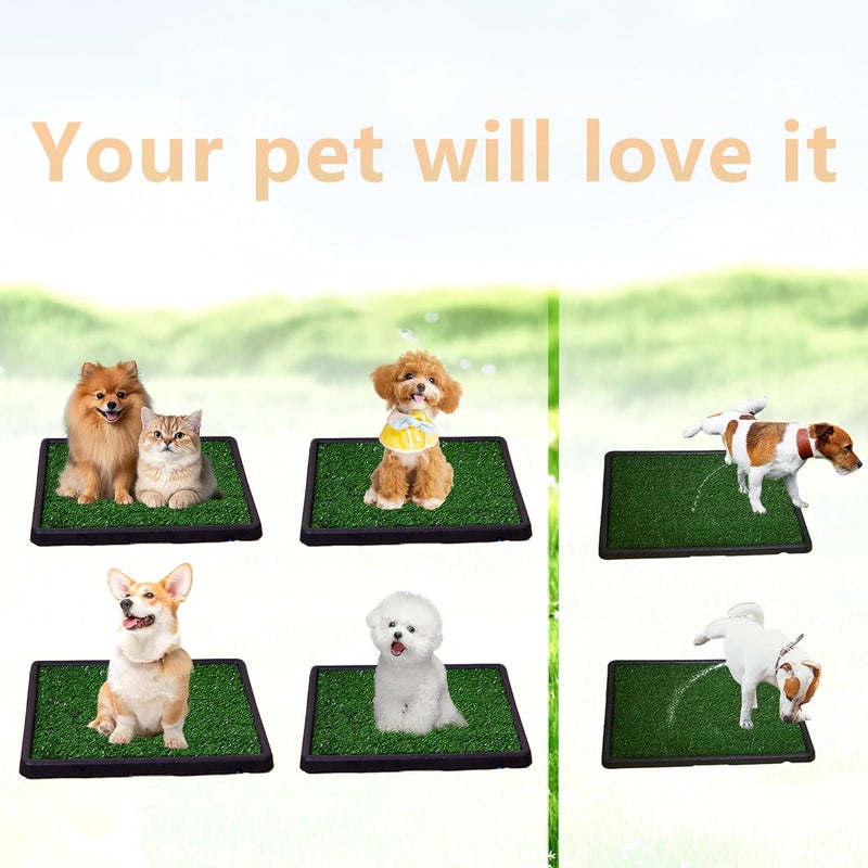 NESIGHTION Dog Grass Mat,Pet Toilet,Dog Potty Grass,Drainage Pet Toilet,Replace Pets Toilets,Suitable for The Vast Majority of Dogs and Cats.25 * 20 * 2 in - Image 5